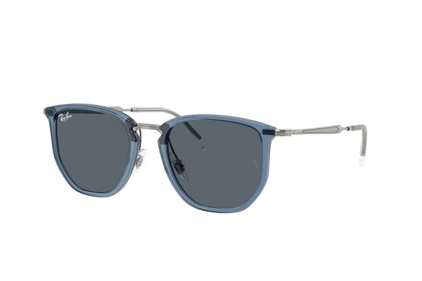   Ray-Ban Highstreet RB4451-6803-R5 Transparent  Blue / Silver | Dark Blue