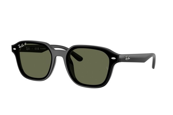   Ray-Ban Highstreet RB4458D-601-9A Black | Natural Green Polarized