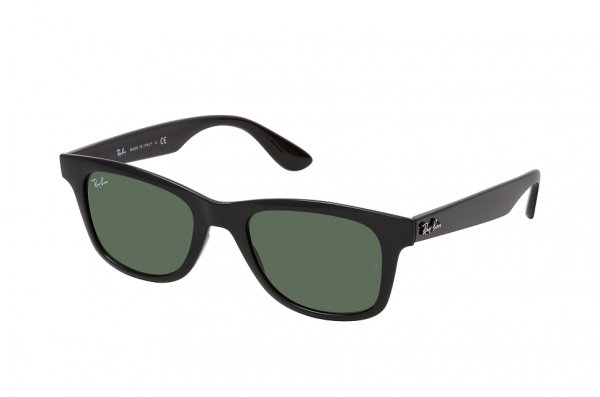   Ray-Ban Highstreet RB4640-601-31 Black | Natural Green (G-15XLT)