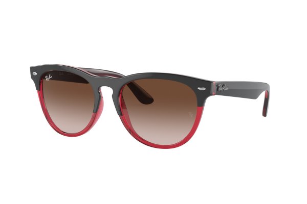   Ray-Ban Iris RB4471-6631-13 Black / Red | Brown Gradient