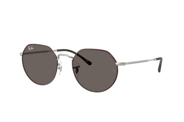   Ray-Ban Jack RB3565-9277-B1 Brown / Silver | Dark Grey