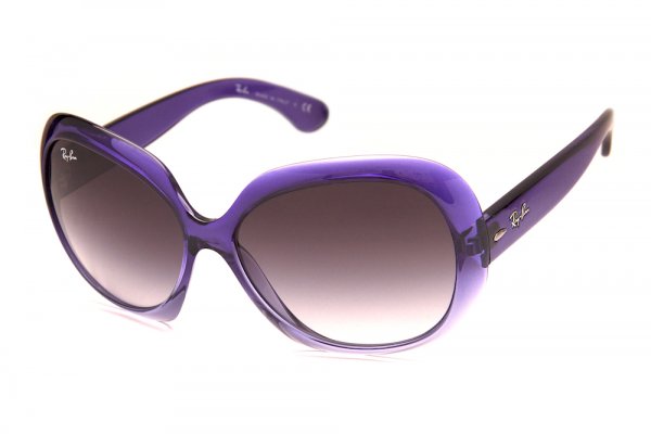   Ray-Ban Jackie Ohh II RB4098-782-8G Gradient Violet On Violet/Poly. Gradient Gray