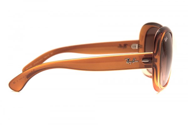   Ray-Ban Jackie Ohh II RB4098-784-13 Gradient Brown On Yellow/Poly. Faded Brown