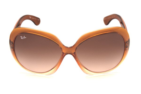   Ray-Ban Jackie Ohh II RB4098-784-13 Gradient Brown On Yellow/Poly. Faded Brown