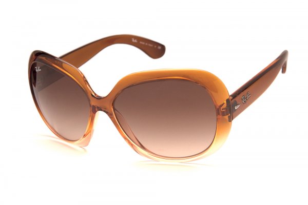   Ray-Ban Jackie Ohh II RB4098-784-13 Gradient Brown On Yellow/Poly. Faded Brown