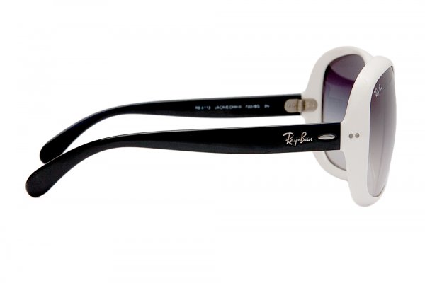   Ray-Ban Jackie Ohh III RB4113-722-8G White/Black | Gradient Grey
