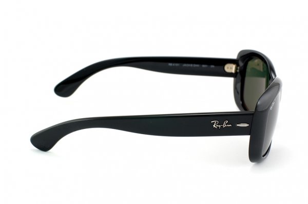   Ray-Ban Jackie Ohh RB4101-601-58 Black | Natural Green Polarized