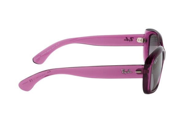   Ray-Ban Jackie Ohh RB4101-6591-M3 Transparent Pink | Grey Gradient Polarized