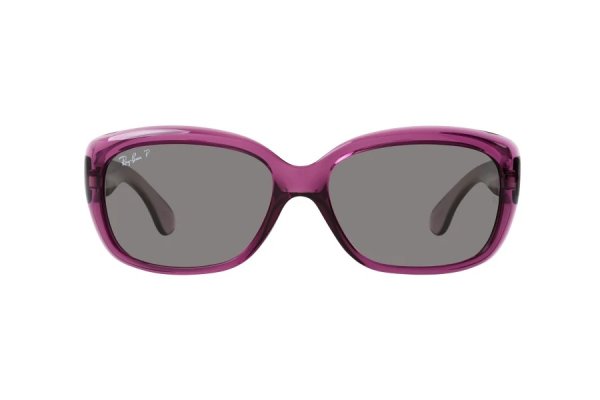   Ray-Ban Jackie Ohh RB4101-6591-M3 Transparent Pink | Grey Gradient Polarized
