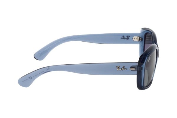   Ray-Ban Jackie Ohh RB4101-6592-78 Transparent Grey | Dark Blue Gradient Polarized