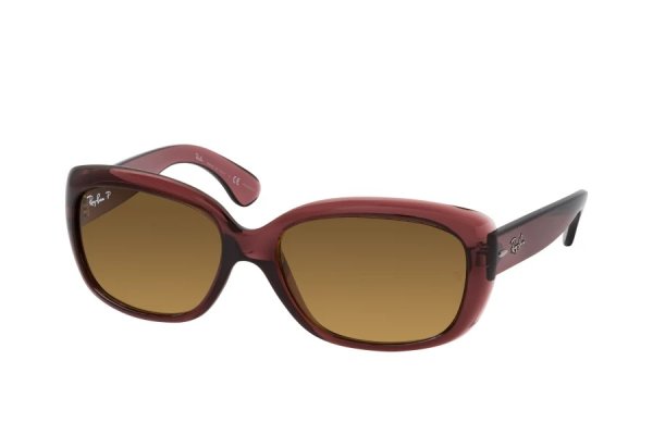   Ray-Ban Jackie Ohh RB4101-6593-M2 Transparent Brown | Gradient Brown Polarized