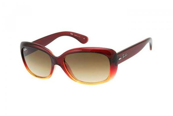   Ray-Ban Jackie Ohh RB4101-781-51 Red Faded Yellow | Gradient Brown