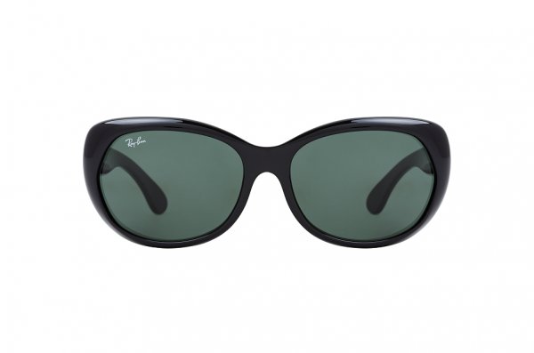   Ray-Ban Jackie Ohh RB4325-601-71 Black | Natural Green 