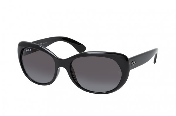   Ray-Ban Jackie Ohh RB4325-601-T3 Black | Gradient Grey Polarized