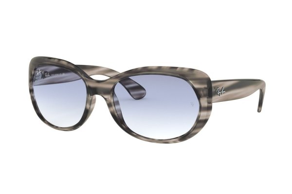   Ray-Ban Jackie Ohh RB4325-6430-19 Striped Grey | Gradient Light Blue
