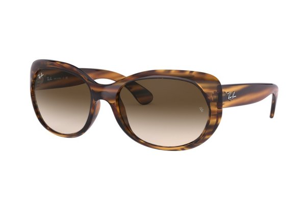   Ray-Ban Jackie Ohh RB4325-820-13 Striped Havana | Gradient Brown 