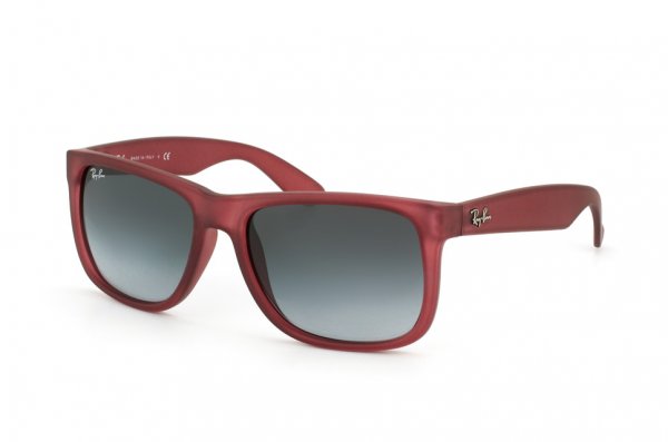   Ray-Ban Justin RB4165-6003-8G Transparent Red | APX Grey Gradient