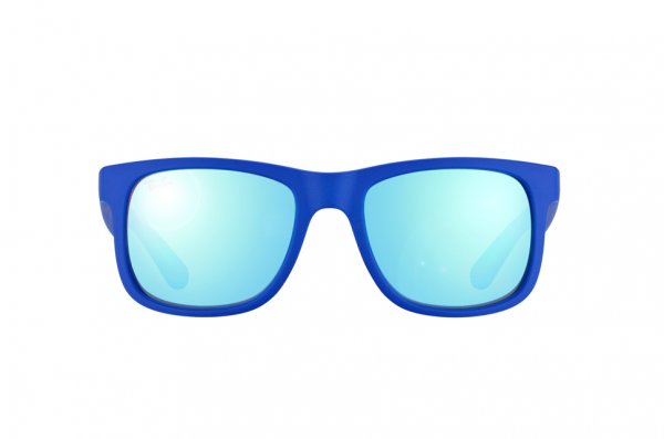   Ray-Ban Justin RB4165-6088-55 Rubber Blue | Blue Mirror