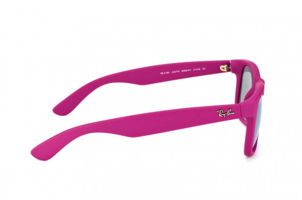   Ray-Ban Justin RB4165-6089-4V Violet | Grey Mirror Violet Solid