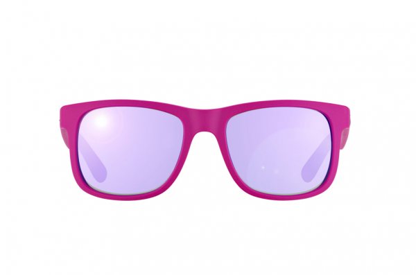   Ray-Ban Justin RB4165-6089-4V Violet | Grey Mirror Violet Solid
