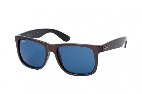   Ray-Ban Justin RB4165-6470-80 Dark Brown | Dark Blue
