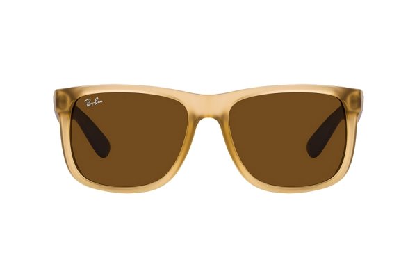   Ray-Ban Justin RB4165-6510-73 Transparent Brown / Brown | Dark Brown