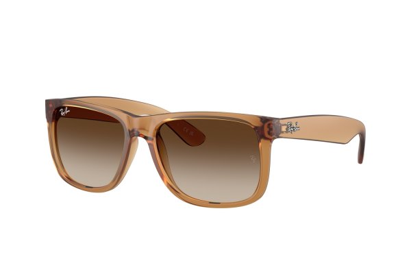   Ray-Ban Justin RB4165-6814-13 Transparent Brown | Brown Gradient