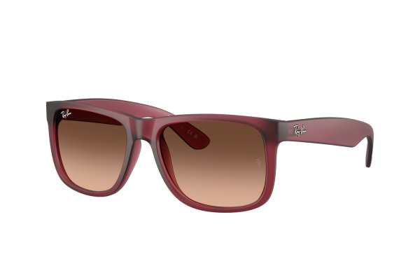   Ray-Ban Justin RB4165-6815-A5 Transparent Red | Brown Gradient