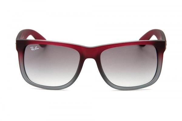  Ray-Ban Justin RB4165-856-11 Rubber Faded Red/Transparent Grey Rubber