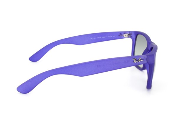   Ray-Ban Justin RB4165-899-11 Violet Transparent | Faded Grey