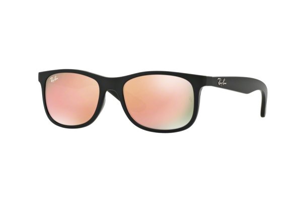   Ray-Ban Kids and Junior Andy RB9062S-7013-2Y Matt Black | Orange-Yellow Mirror