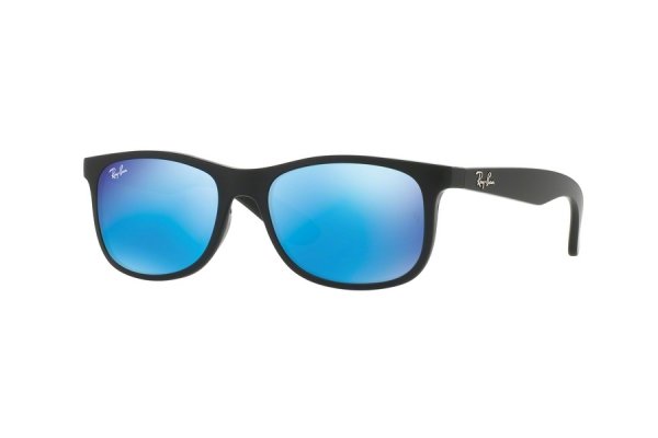   Ray-Ban Kids and Junior Andy RB9062S-7013-55 Matt Black | Blue Mirror