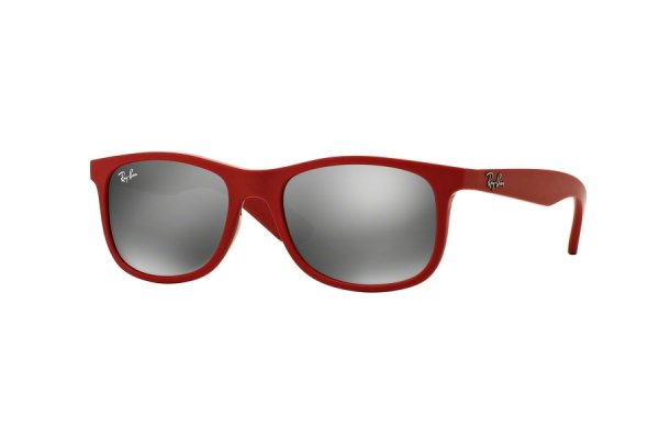   Ray-Ban Kids and Junior Andy RB9062S-7015-6G Matt Red | Silver Mirror
