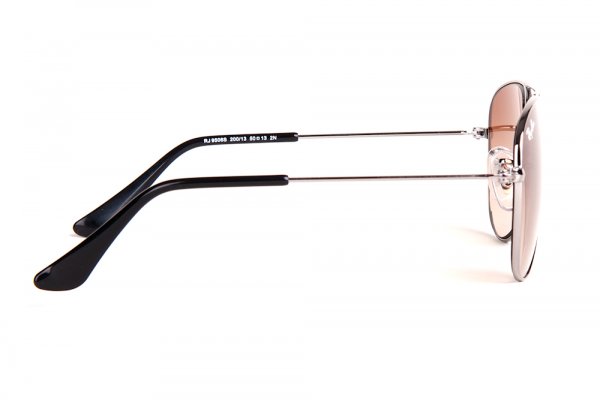   Ray-Ban Kids and Junior Aviator RB9506S-200-13 Gunmetal/Poly. Faded Brown
