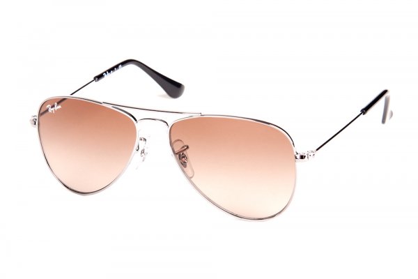   Ray-Ban Kids and Junior Aviator RB9506S-200-13 Gunmetal/Poly. Faded Brown