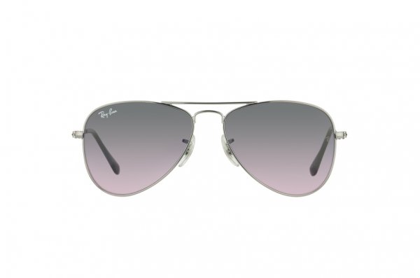   Ray-Ban Kids and Junior Aviator RB9506S-200-90 Silver | Grey/Pink
