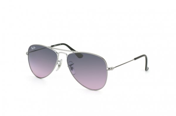   Ray-Ban Kids and Junior Aviator RB9506S-200-90 Silver | Grey/Pink
