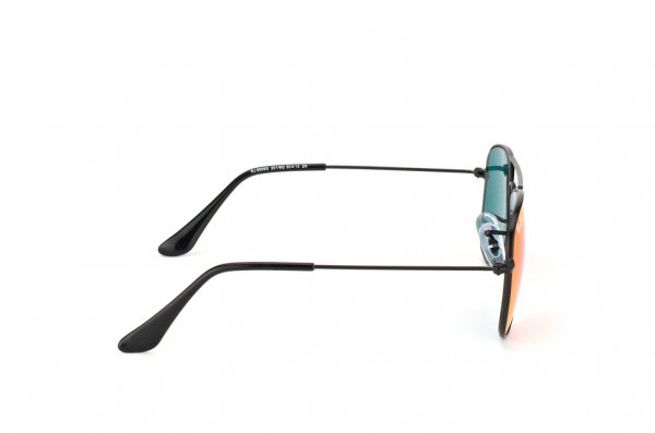   Ray-Ban Kids and Junior Aviator RB9506S-201-6Q Black | Red Mirror