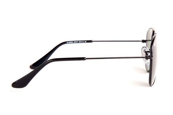   Ray-Ban Kids and Junior Aviator RB9506S-201-71 Matte Black | Grey Green