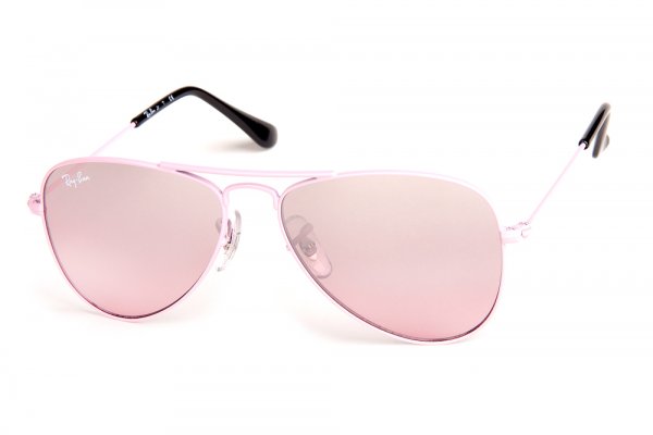   Ray-Ban Kids and Junior Aviator RB9506S-211-7E Pink/Pink Faded