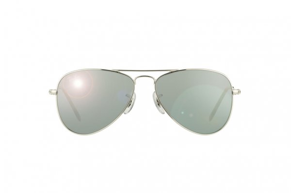   Ray-Ban Kids and Junior Aviator RB9506S-212-6G Silver/ Silver Mirror
