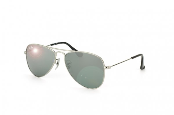   Ray-Ban Kids and Junior Aviator RB9506S-212-6G Silver/ Silver Mirror