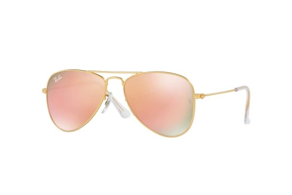  Ray-Ban Kids and Junior Aviator RB9506S-249-2Y Arista | Pink Orange Mirror