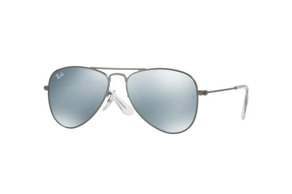   Ray-Ban Kids and Junior Aviator RB9506S-250-30 Silver | Crystal Silver Mirror