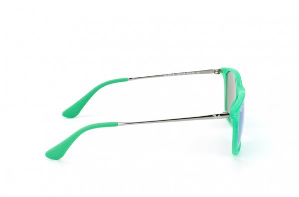   Ray-Ban Kids and Junior Chris RB9061S-7007-3R Green Neon / Chrome | Green Mirror