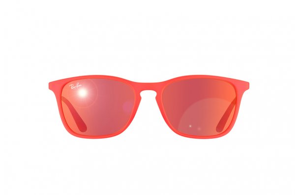   Ray-Ban Kids and Junior Chris RB9061S-7010-6Q Red / Chrome | Red Mirror