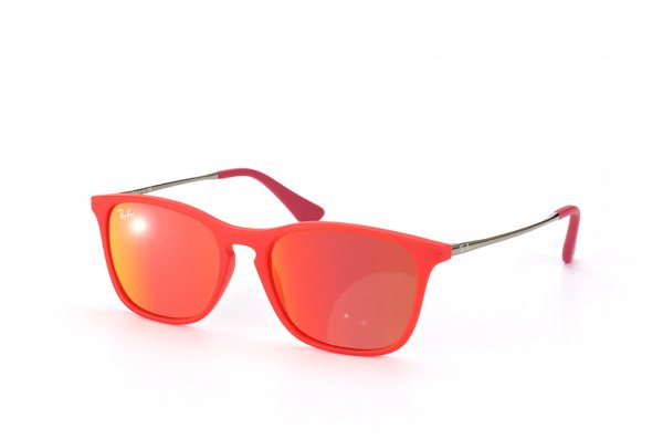   Ray-Ban Kids and Junior Chris RB9061S-7010-6Q Red / Chrome | Red Mirror