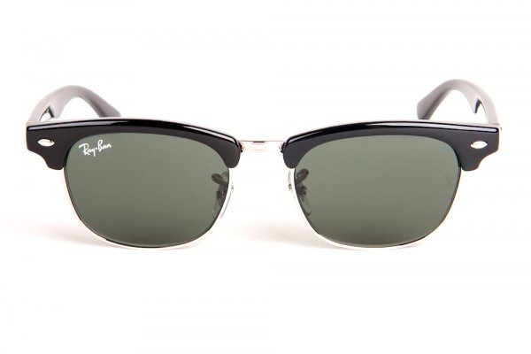   Ray-Ban Kids and Junior Clubmaster RB9050S-100-71 Black | Grey/Green