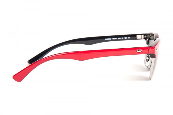   Ray-Ban Kids and Junior Clubmaster RB9050S-162-71 Red/Black | Grey/Green