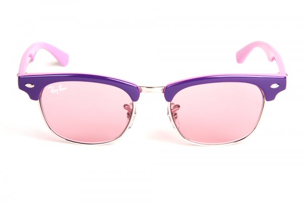   Ray-Ban Kids and Junior Clubmaster RB9050S-179-7E Violet/Pink Faded
